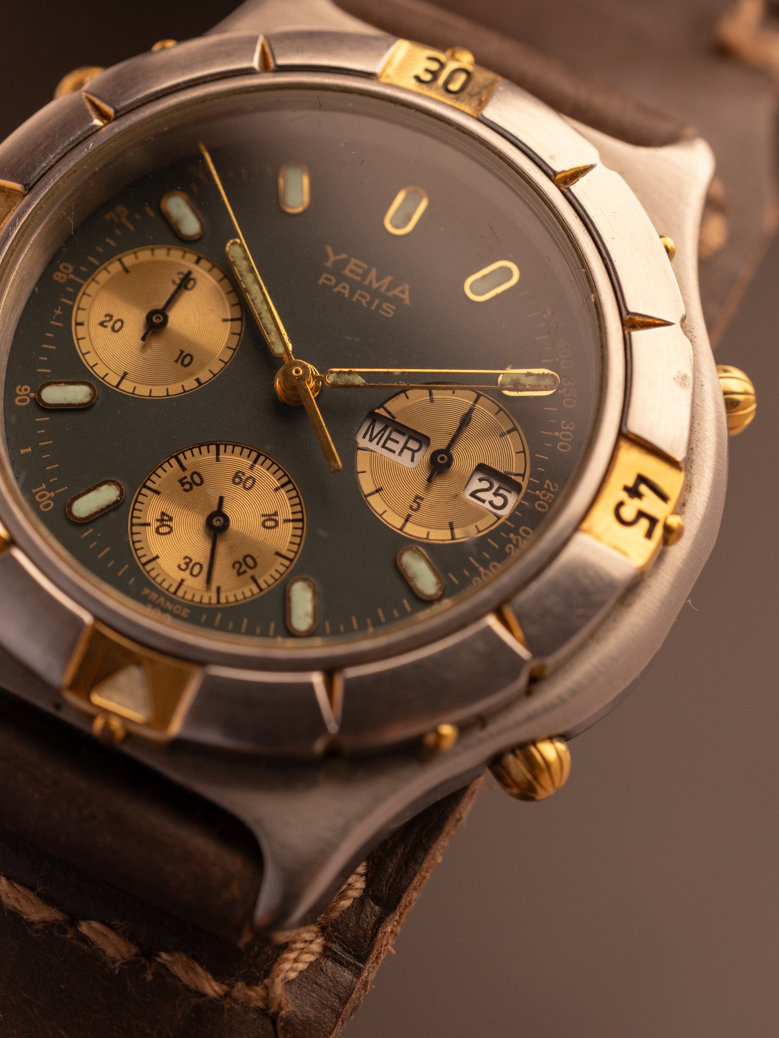 Yema Paris Chronograph (Ref. Unknown) (40mm; Quartz) (Ultra Rare)