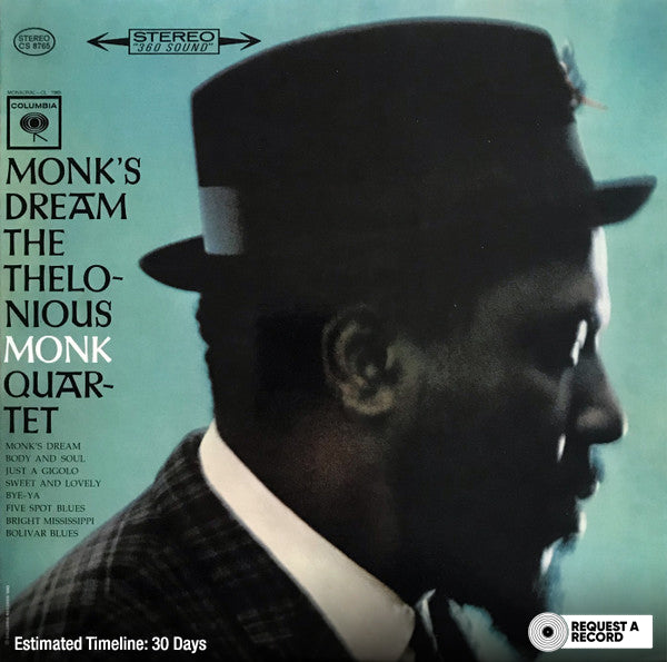 The Thelonious Monk Quartet - Monk's Dream (Arrives in 30 days)