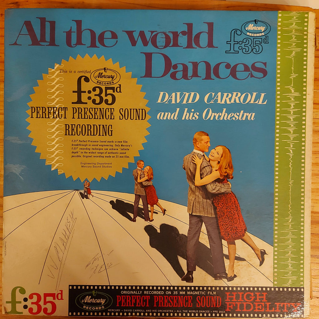 David Carroll And His Orchestra – All The World Dances (Used Vinyl - G)