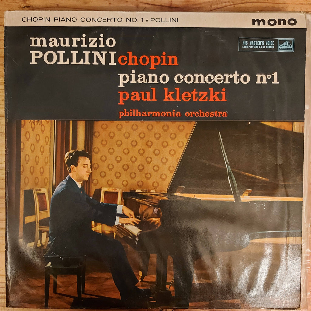 Chopin - Maurizio Pollini, Paul Kletzki, Philharmonia Orchestra – Piano Concerto N°1 (Used Vinyl - VG)