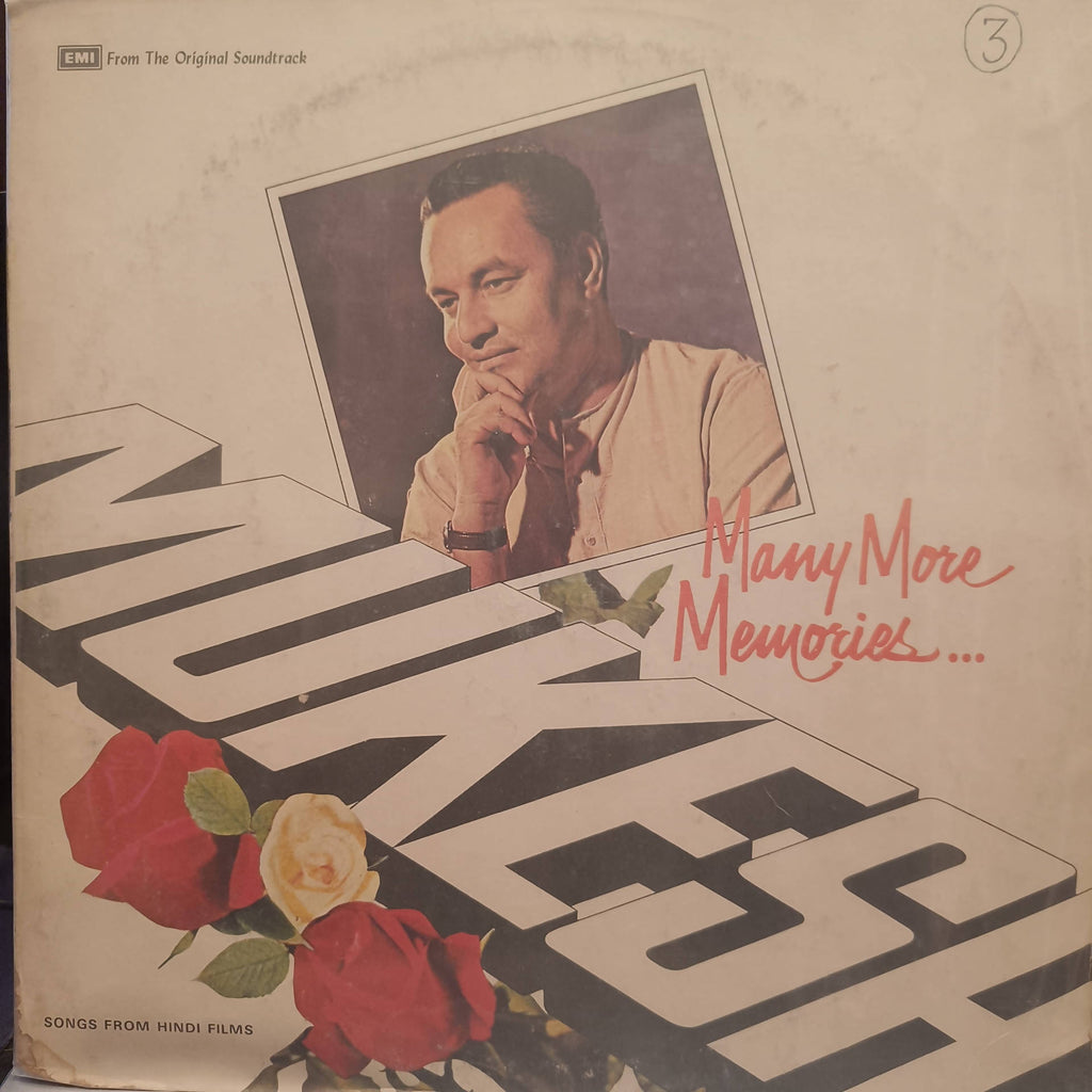 Mukesh – Many More Memories… (Songs From Hindi Films) (Used Vinyl - VG) NP