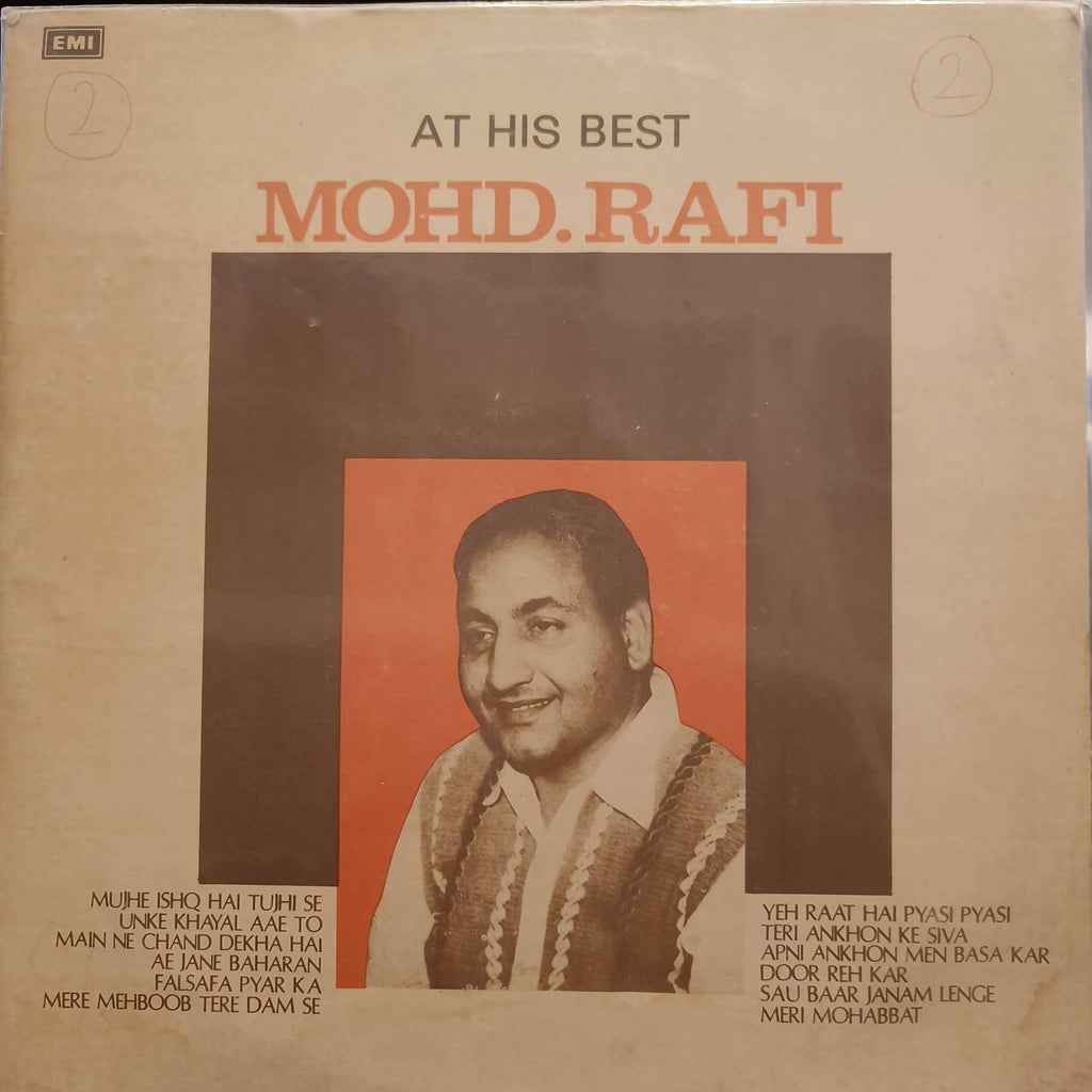 Mohd. Rafi – At His Best (Used Vinyl - VG) NP