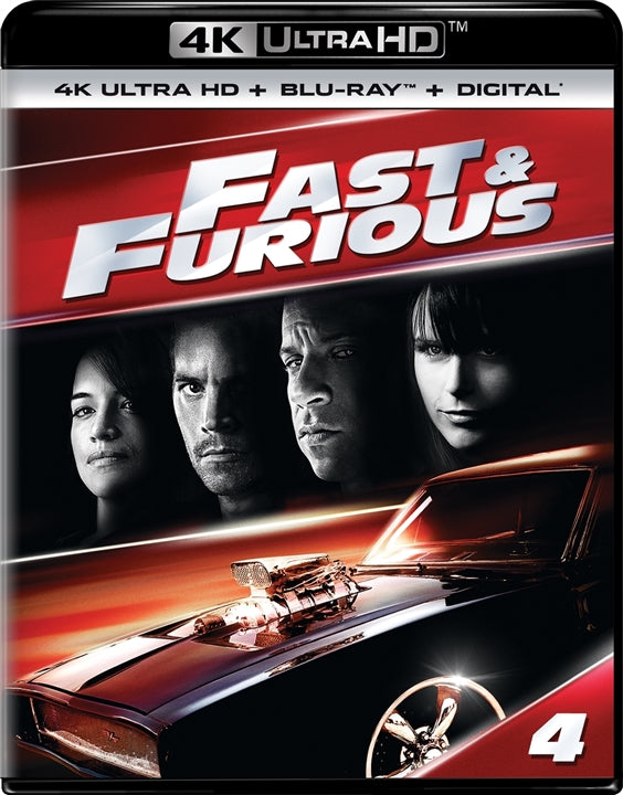 Fast & Furious 4 (4K UHD & HD) (2-Disc) (Blu-Ray)