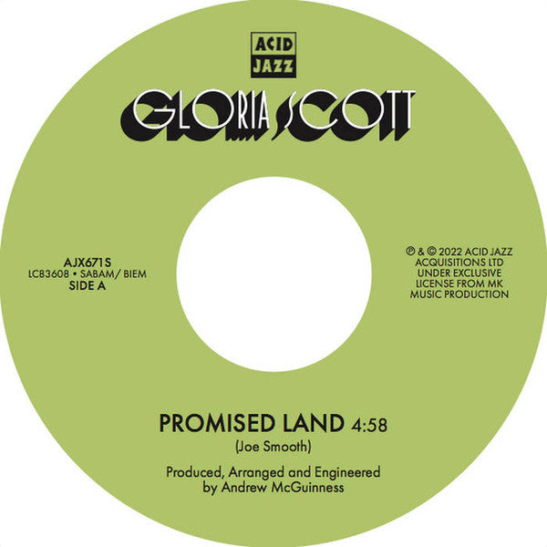 Gloria SCOTT - Promised Land (Pre-Order)