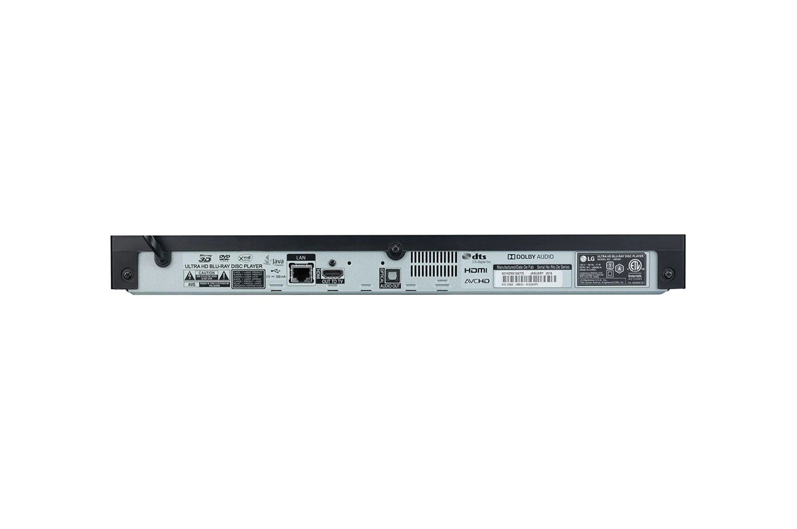 LG UBK80 Blu-Ray Player
