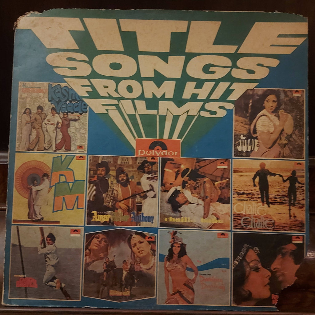 Various – Title Songs From Hit Films (Used Vinyl - VG)