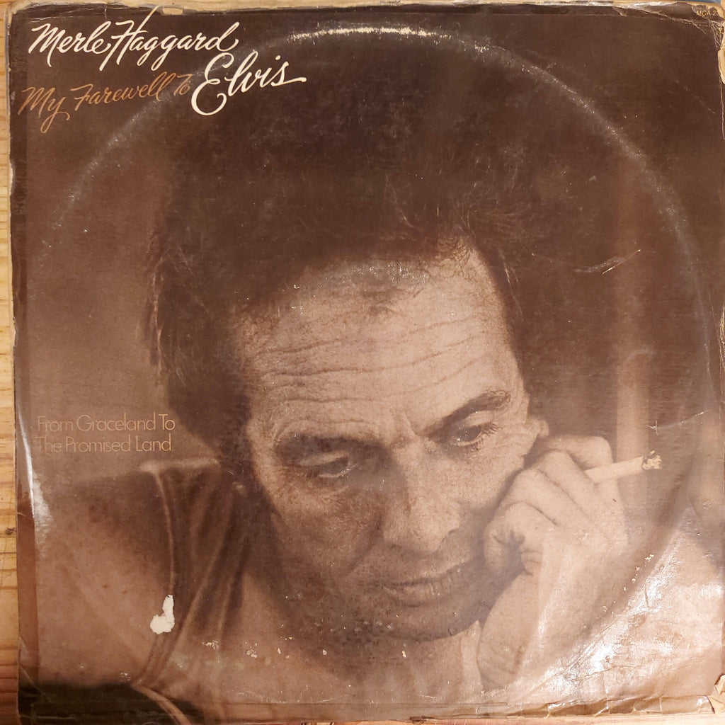 Merle Haggard – My Farewell To Elvis (Used Vinyl - VG)