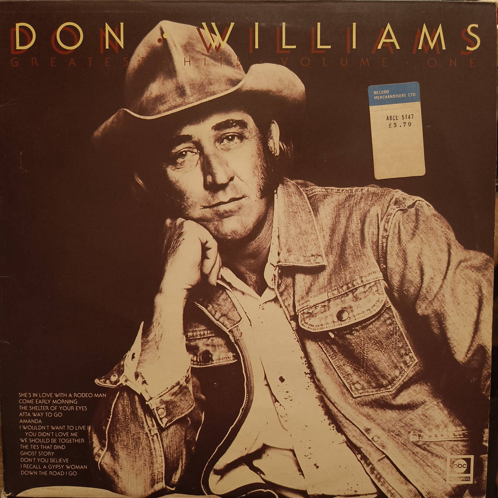 Don Williams – Greatest Hits Volume One (Used Vinyl - VG) JS