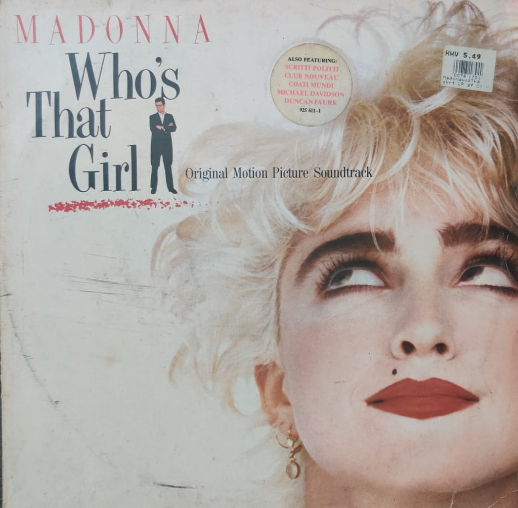 Who's That Girl (Original Motion Picture Soundtrack) By Madonna  (Used Vinyl ) VG