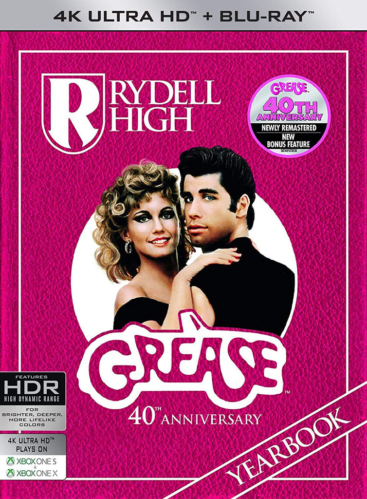 Grease: 40th Anniversary Edition (Digibook) (4K UHD & HD) (2-Disc) (Blu-Ray)