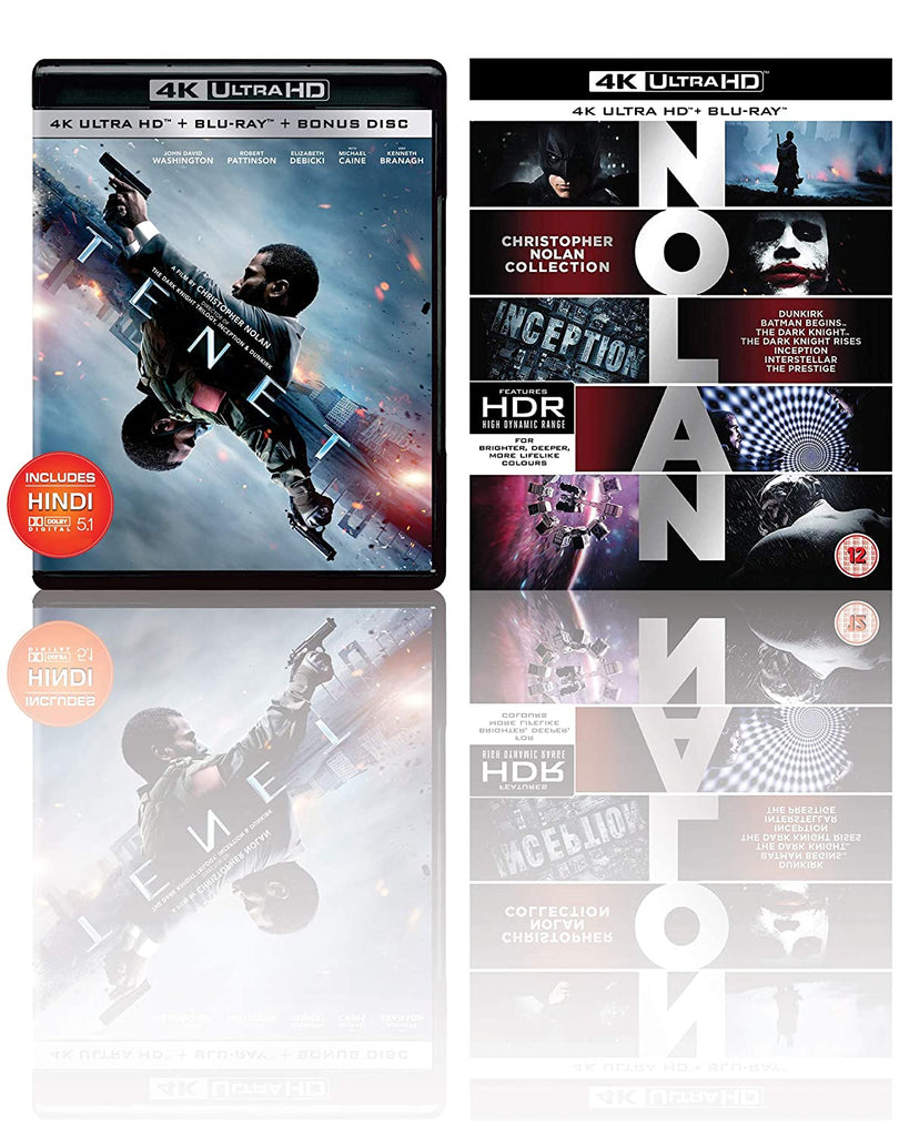 Christopher Nolan Collection: Dunkirk + Batman Begins + The Dark Knight + The Dark Knight Rises + Inception + Interstellar + The Prestige + Tenet (4K UHD + Blu-ray) (24-Disc) (Blu-Ray)