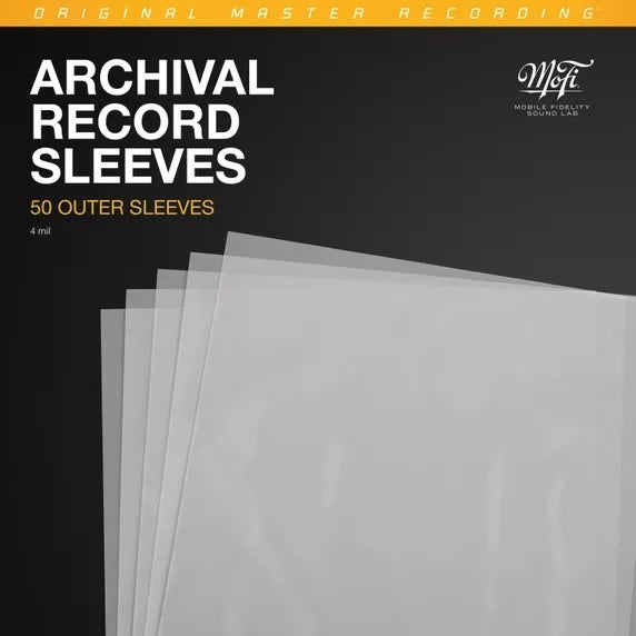 MFSL "Archival Record Sleeves 50 Pieces Per Pack (Outer Sleeves)