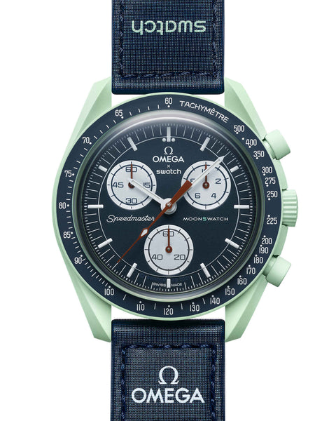 ★スタバ★OMEGA×swatch MISSION ON EARTH Swatch x Omega Bioceramic Moonswatch Mission to Earth