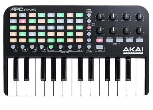 Akai APC Key 25 Ableton Live Midi Keyboard Controller With MPC Beats Software Pack