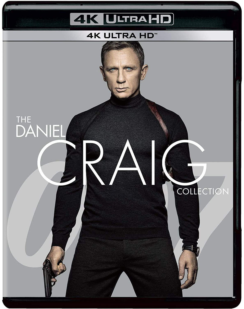 007: Daniel Craig as James Bond 4 Movies Collection on 4K Ultra HD - Casino Royale + Quantum of Solace + Skyfall + Spectre (4K UHD) (4 Movies + Blu-ray Bonus Disc) (5-Disc) (Blu-Ray)