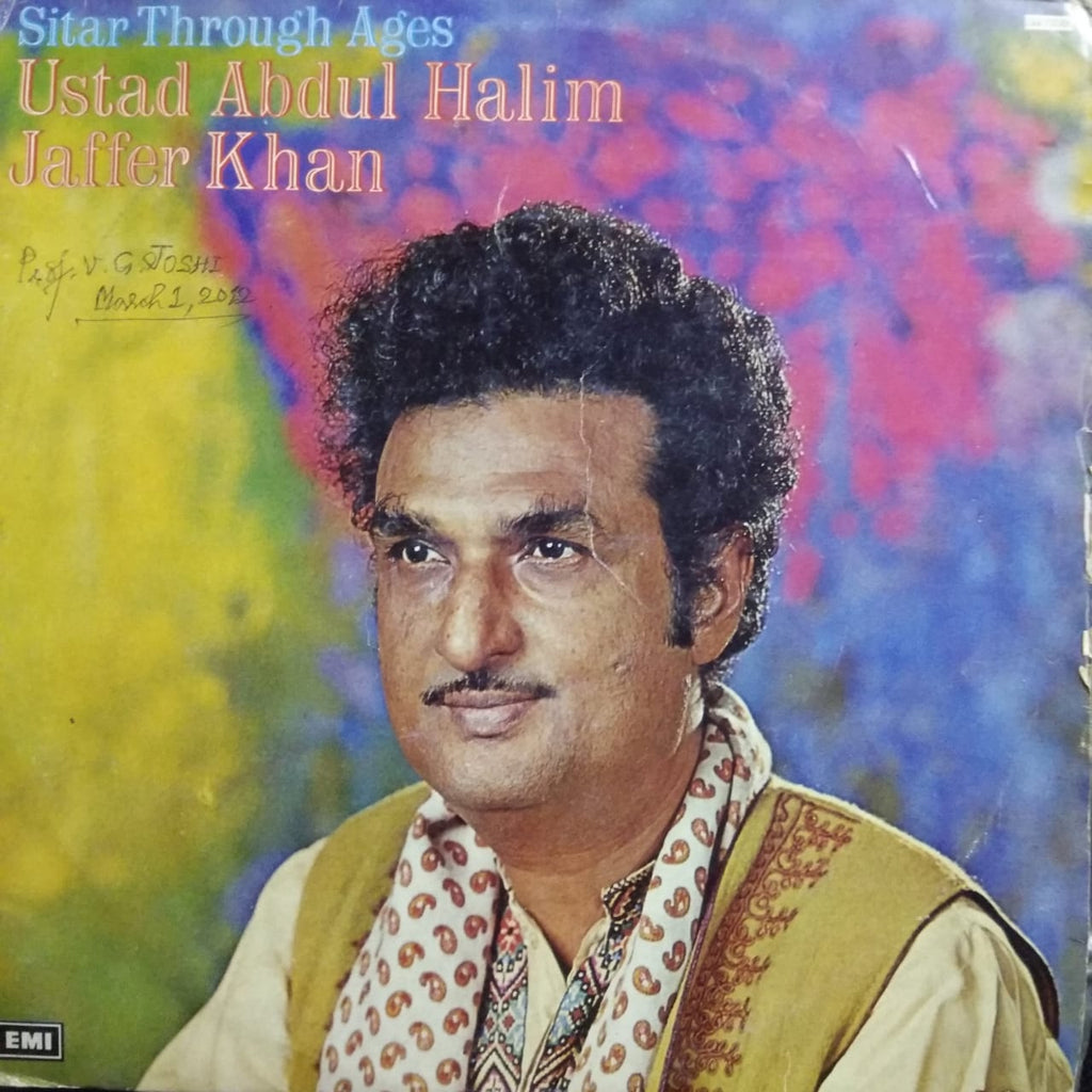 vinyl-sitar-through-ages-by-ustad-abdul-halim-jaffer-khan-used-vinyl-vg