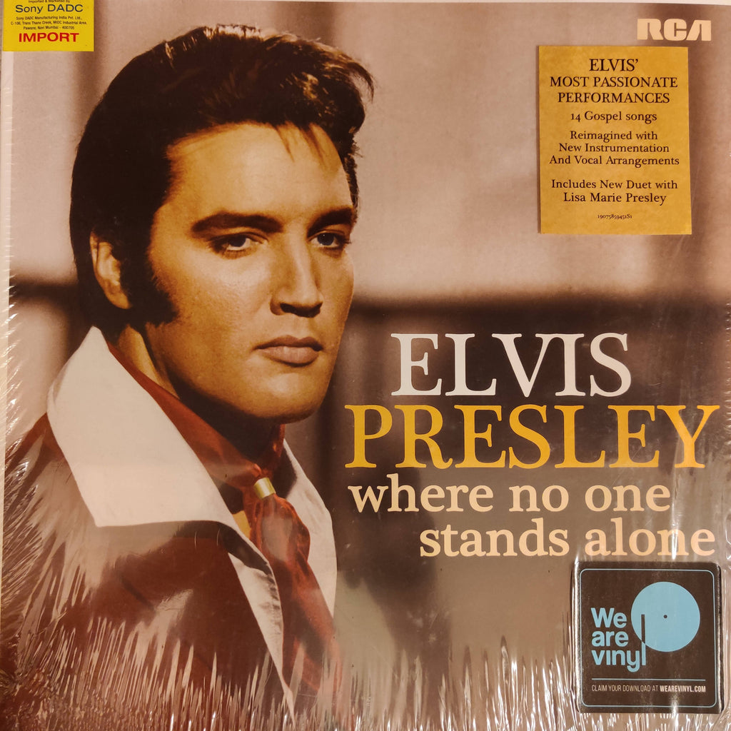 Elvis Presley – Where No One Stands Alone (Used Vinyl - VG+)