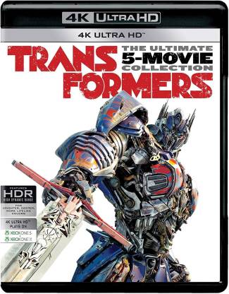 Transformers: The Ultimate 5 Movies Collection - Transformers (2007) + Revenge of the Fallen + Dark of the Moon + Age of Extinction + The Last Knight (Blu-Ray)