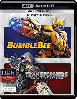Bumblebee + Transformers 5-Movies Collection: Transformers + Revenge of the Fallen + Dark of the Moon + Age of Extinction + The Last Knight (Blu-Ray)