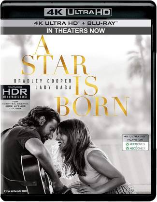 A Star is Born (2018) (4K UHD & HD) (Blu-Ray)