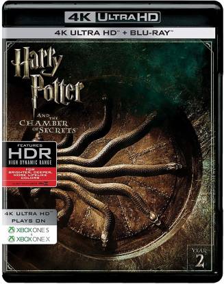 Harry Potter and the Chamber of Secrets (2002) - Year 2 (4K UHD & HD) (2-Disc) (Blu-Ray)