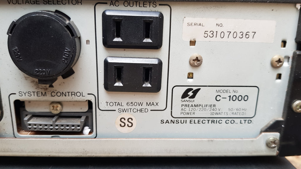 Sansui C1000 Pre Amplifier