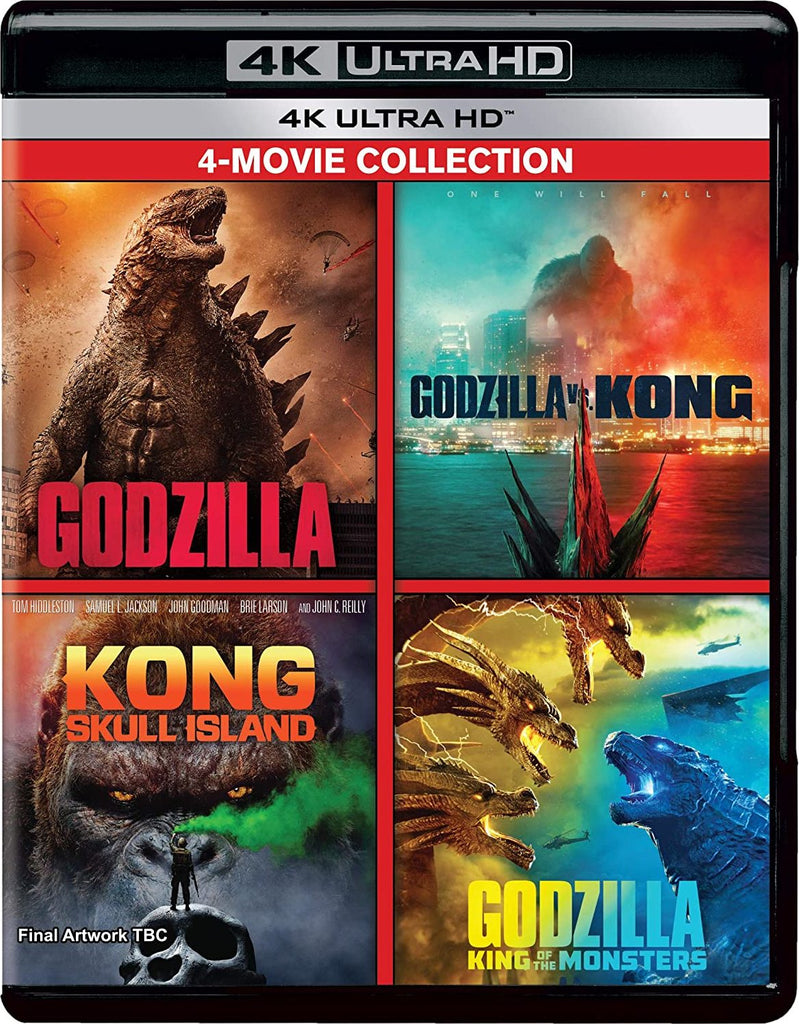 Godzilla vs. Kong, Godzilla: King of the Monsters + Kong: Skull Island + Godzilla (2014) (Blu-Ray)