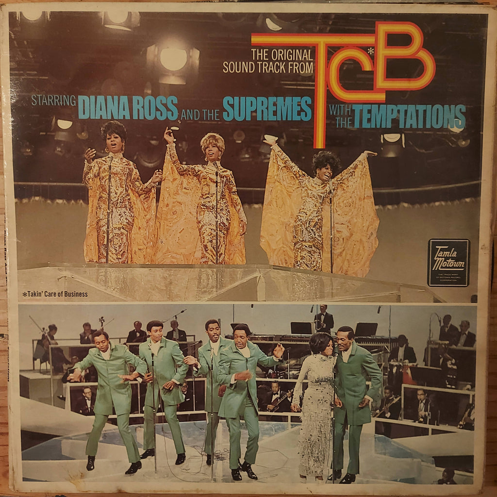 Diana Ross And The Supremes With The Temptations – TCB Takin' Care Of Business (Used Vinyl - VG)