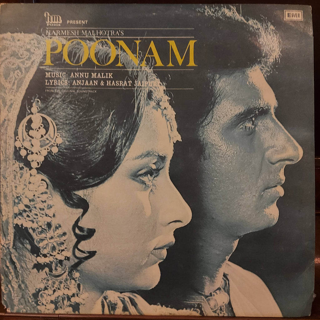 Annu Malik , Anjaan & Hasrat Jaipuri – Poonam (Used Vinyl - VG+)