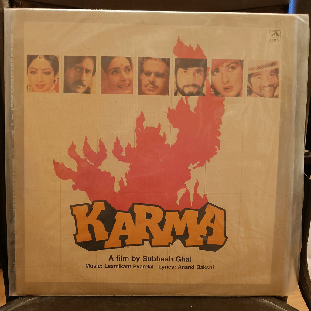 Laxmikant Pyarelal, Anand Bakshi – Karma (Used Vinyl - VG) NP