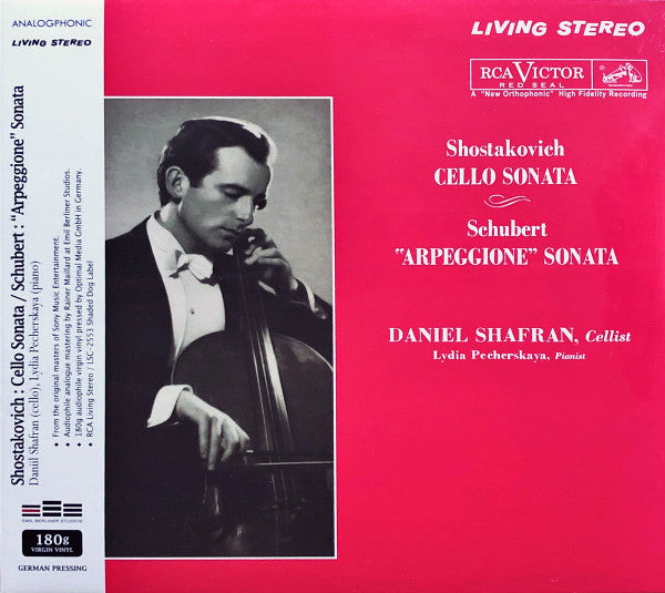Daniel Shafran – Shostakovich: Cello Sonata; Schubert: Arpeggione Sonata (Arrives in 30 days)