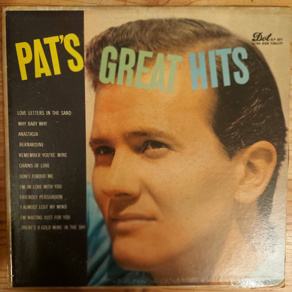 Pat Boone – Pat's Great Hits (Used Vinyl - G)