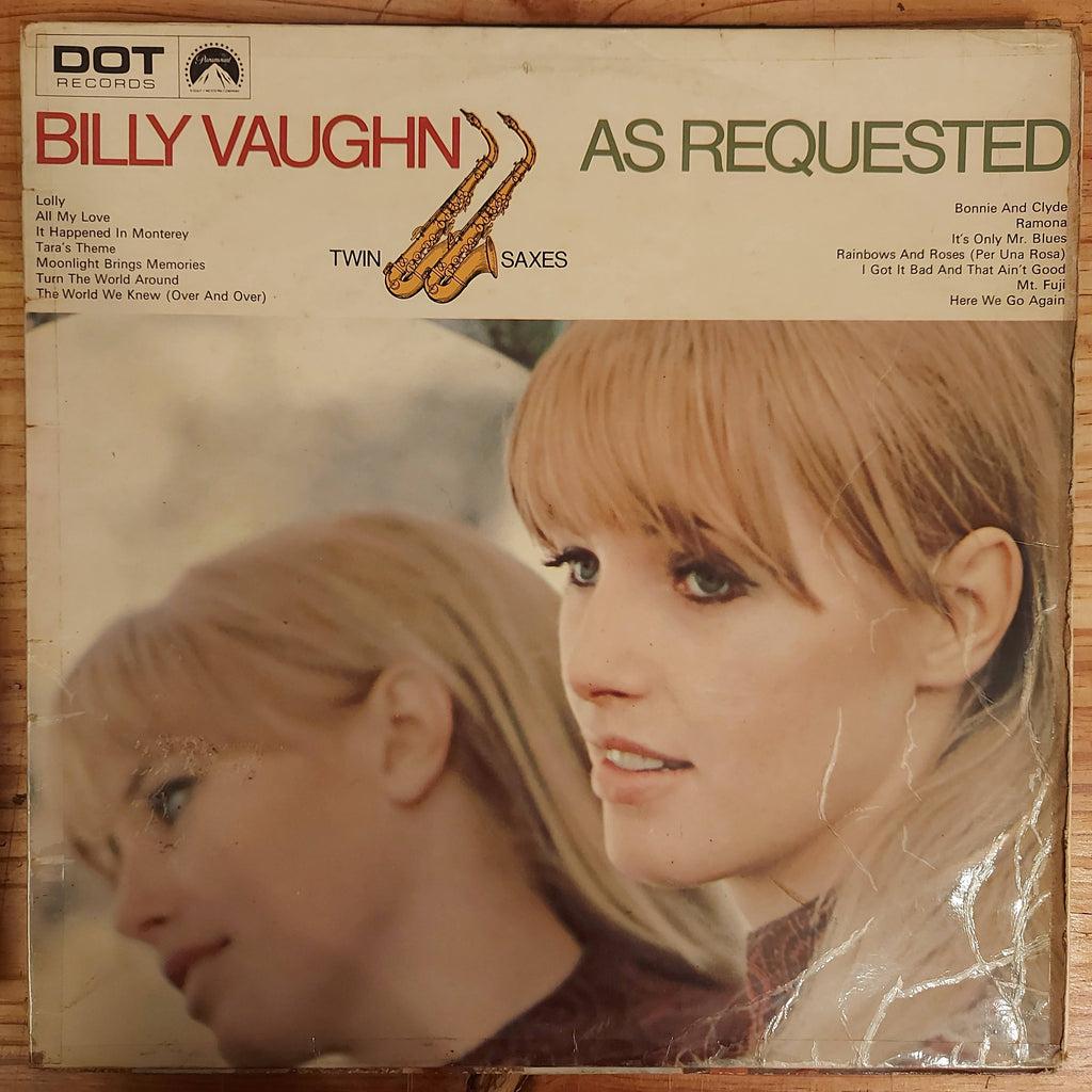 Billy Vaughn – As Requested (Used Vinyl - G)