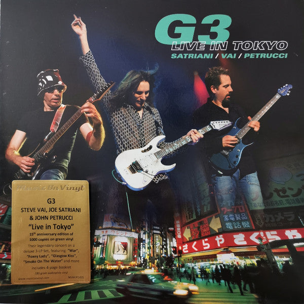 G3 (6), Satriani / Vai / Petrucci – G3 Live In Tokyo (Arrives in 4 days)