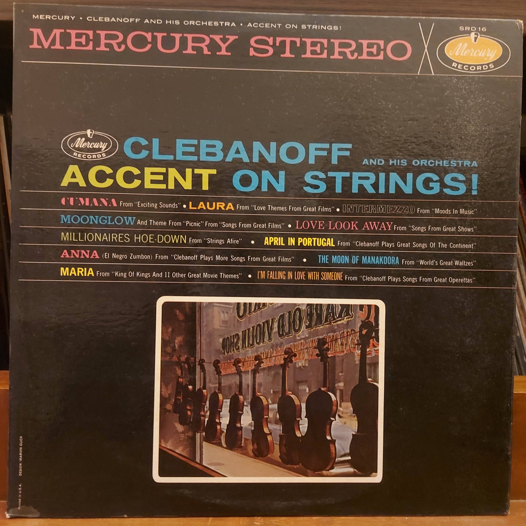 Clebanoff And His Orchestra – Accent On Strings (Used Vinyl - G)