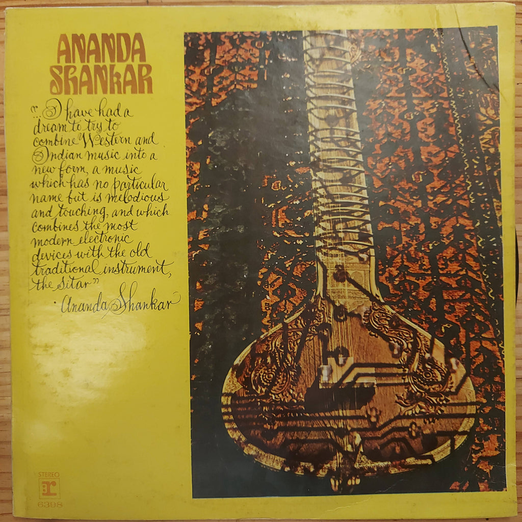 Ananda Shankar – Ananda Shankar (Used Vinyl - VG) SL