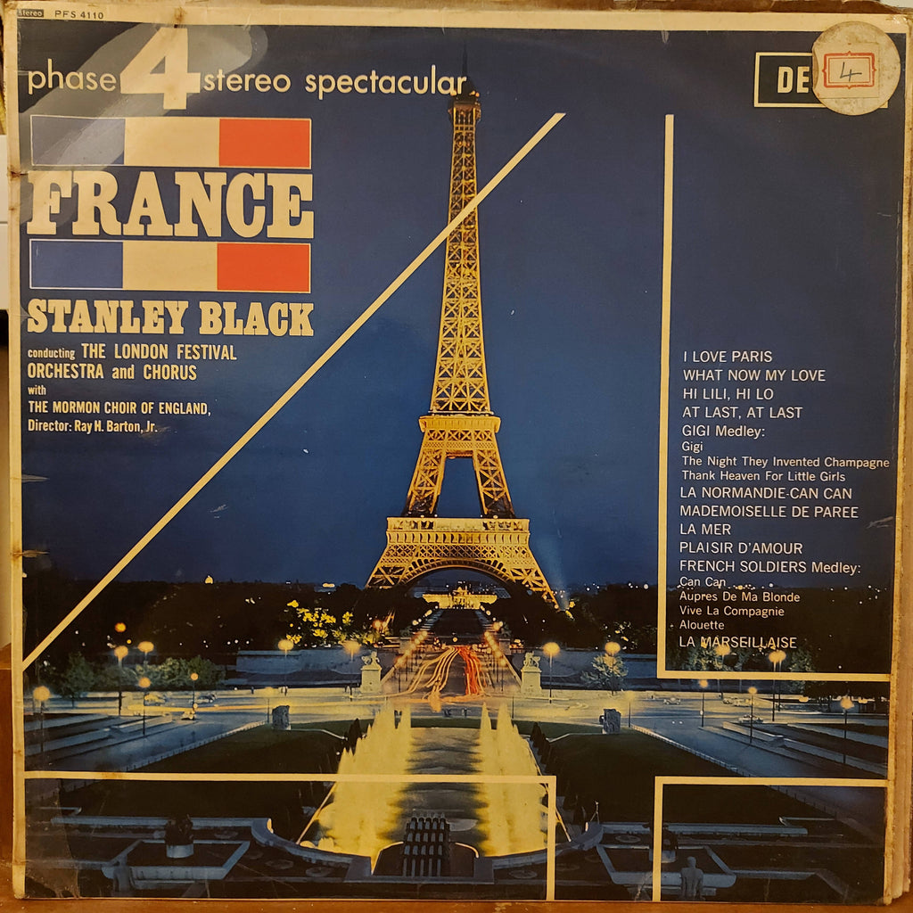 Stanley Black Conducting The London Festival Orchestra And Chorus With The Mormon Choir Of England – France (Used Vinyl - G)