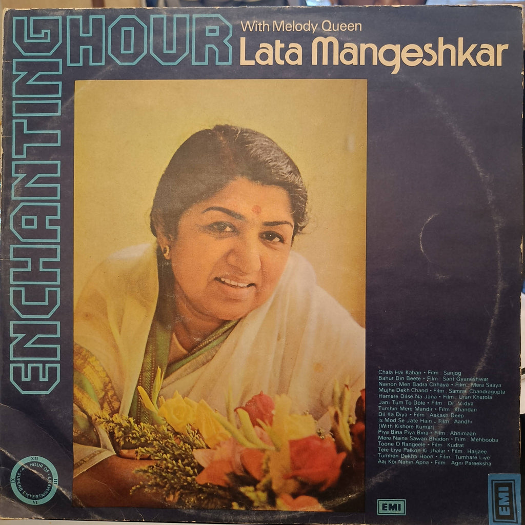 Lata Mangeshkar – Enchanting Hour With Melody Queen Lata Mangeshkar (Used Vinyl - VG) NJ