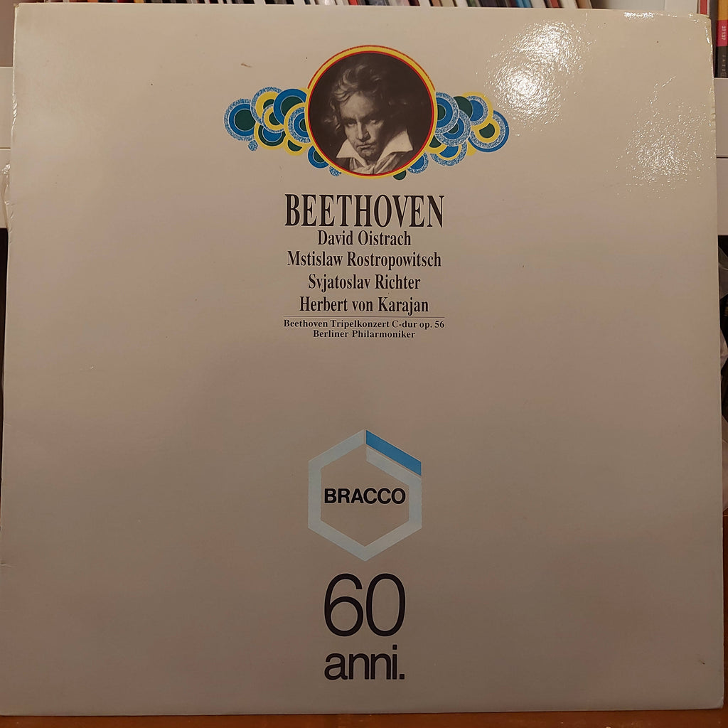 Beethoven - Berliner Philharmoniker, David Oistrach, Mstislaw Rostropowitsch, Svjatoslav Richter, Herbert von Karajan – Tripelkonzert C-Dur Op.56 (Used Vinyl - VG)
