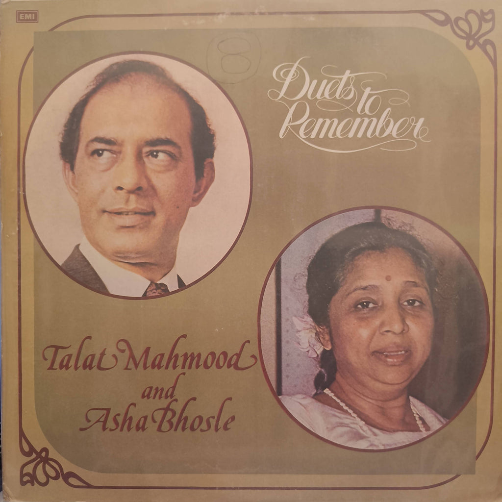 Talat Mahmood And Asha Bhosle – Duets To Remember (Used Vinyl - VG) NP