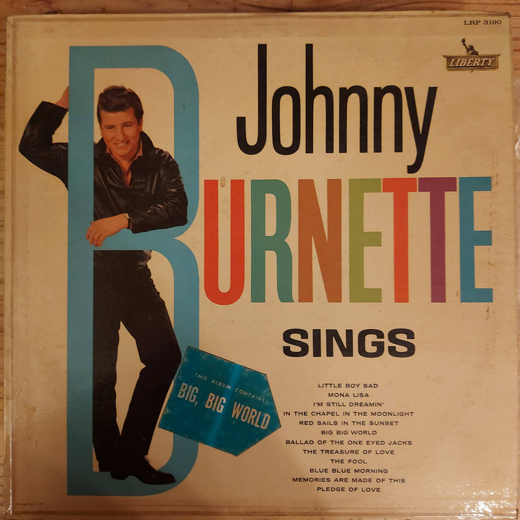 Johnny Burnette – Sings (Used Vinyl - VG)