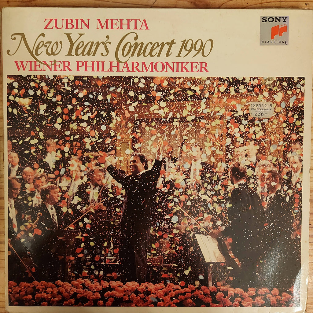 Zubin Mehta, Wiener Philharmoniker – New Year's Concert 1990 (Used Vinyl - VG)