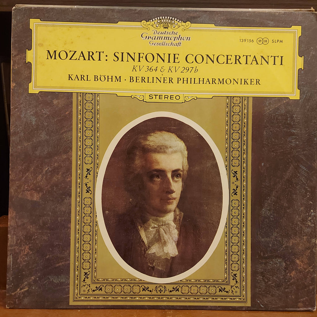 Mozart - Karl Böhm • Berliner Philharmoniker – Sinfonie Concertanti (KV 364 & KV 297 B) (Used Vinyl - VG)