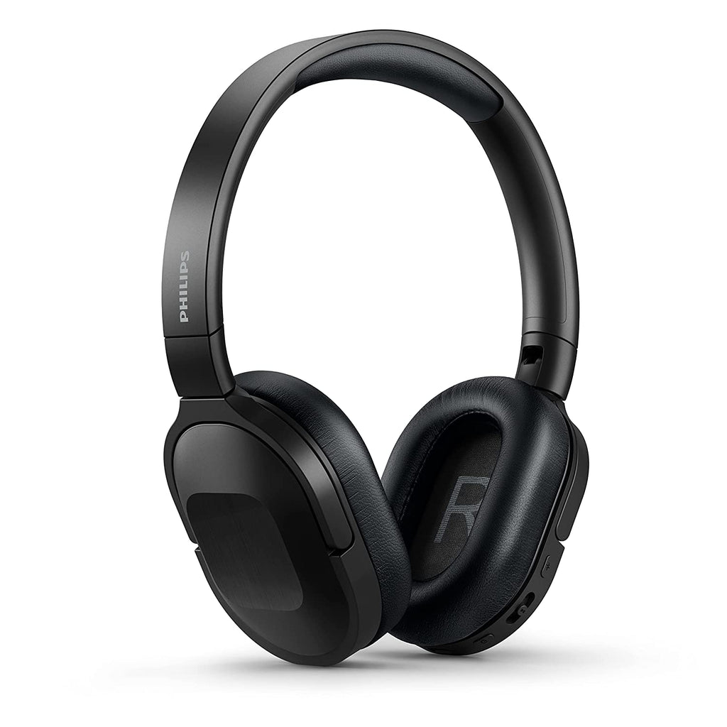 Philips Audio TAH6506 Slim & Lightweight Wireless Bluetooth Headphones with Active Noise Cancellation, 30 Hrs Playtime & Multipoint Pairing (Black)