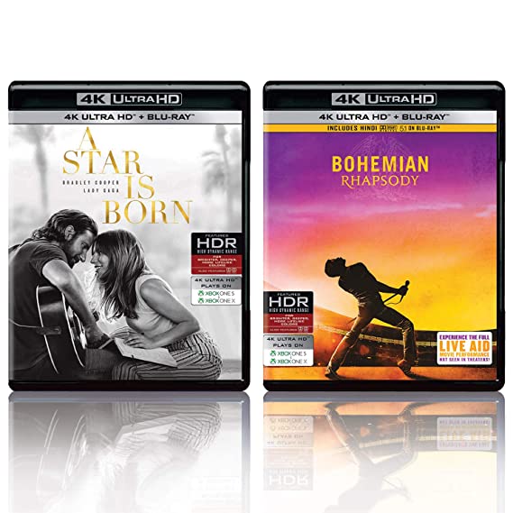 A Star Is Born & Bohemian Rhapsody (Blu-Ray)
