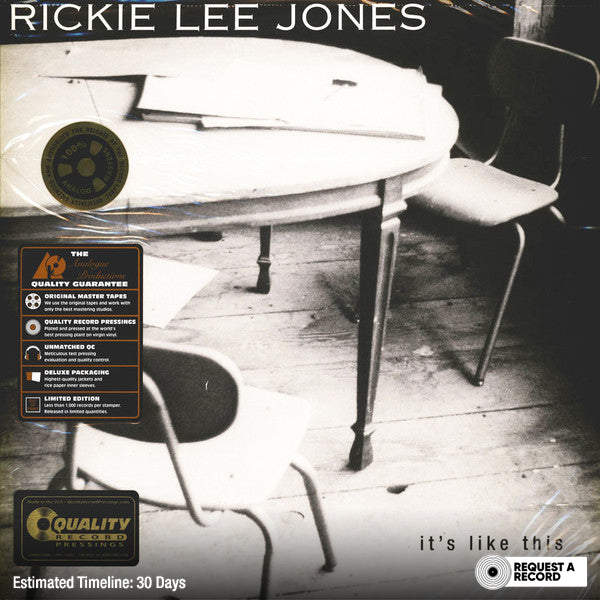 Rickie Lee Jones - It's like this (Arrives in 30 days)