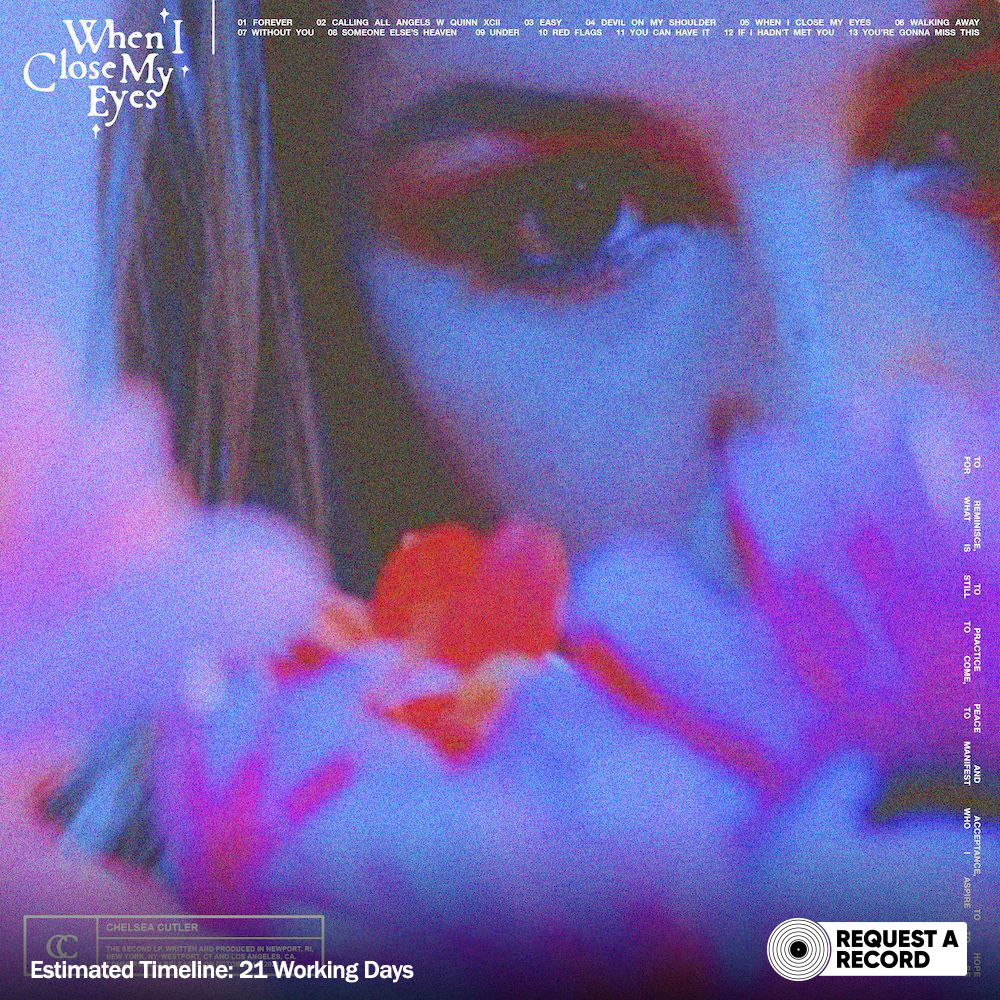 Chelsea Cutler - When I Close My Eyes (Urban Outfitters Exculsive) (Coloured LP) (Pre-Order)