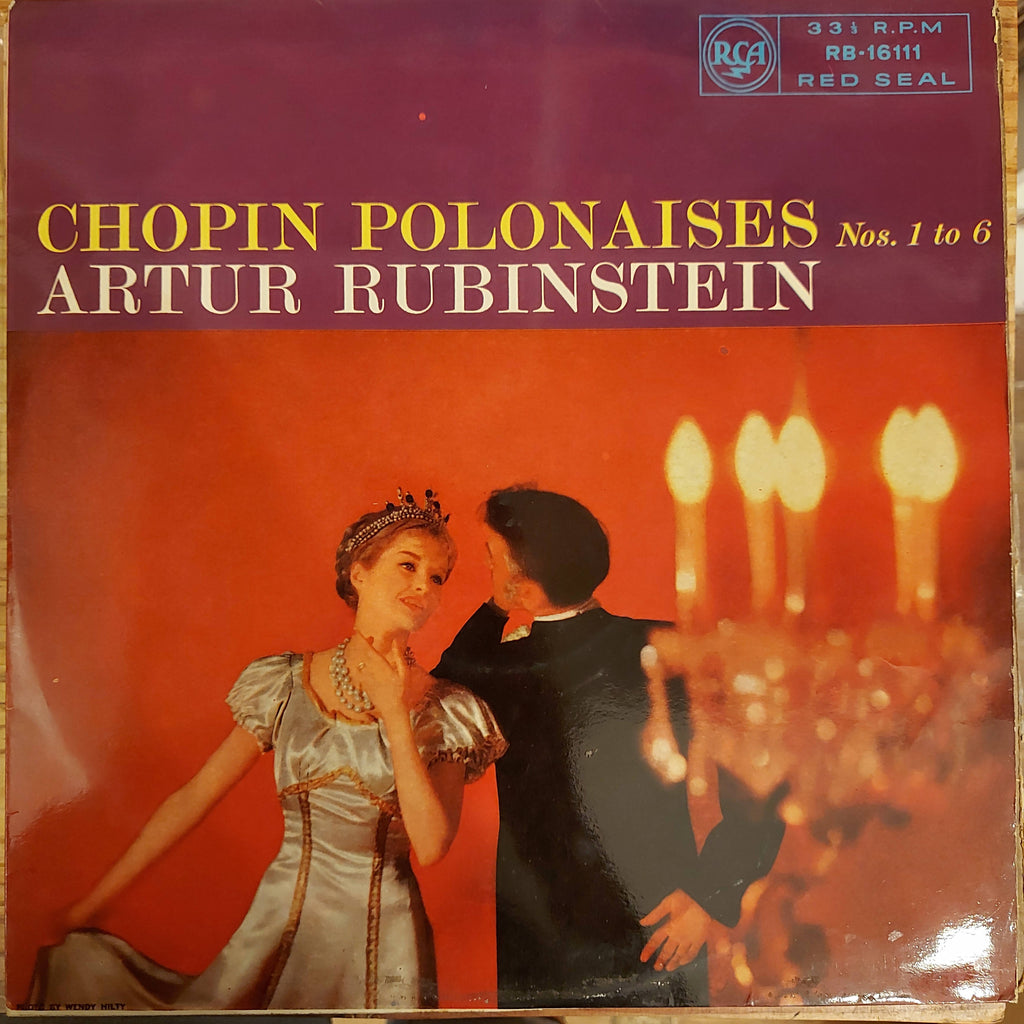 Chopin, Artur Rubinstein – Chopin Polonaises Nos. 1 To 6 (Used Vinyl - VG)