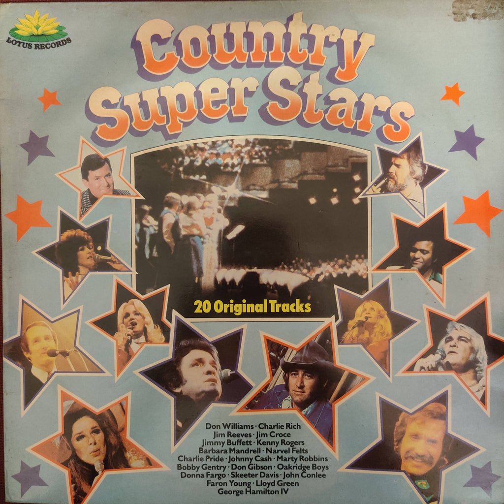 Various – Country Super Stars (Used Vinyl - G)