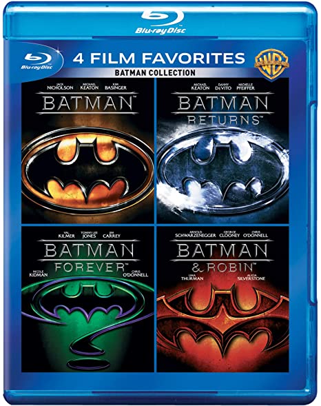Batman Anthology: 4 Movies Collection - Batman (1989) + Batman Returns + Batman Forever + Batman & Robin (4K UHD) (4-Disc Box Set) (Blu-Ray)